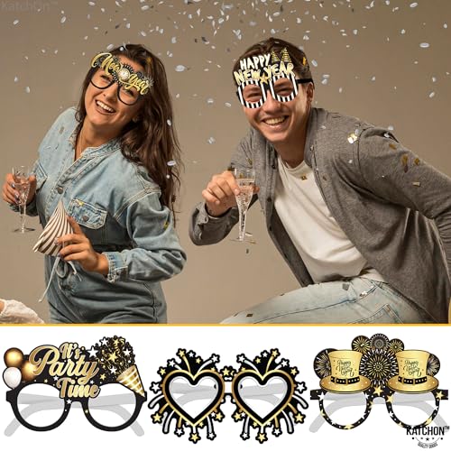 Happy New Year Glasses 2025 - Pack of 12