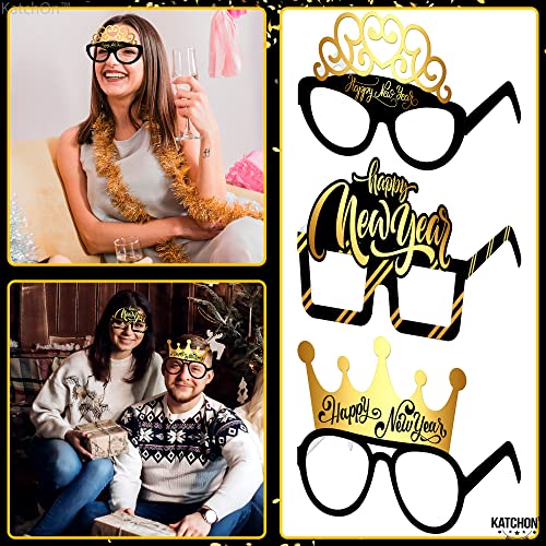 Happy New Year 2025 Glasses - Pack of 12