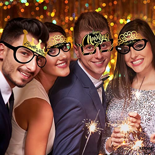 Happy New Year 2025 Glasses - Pack of 12