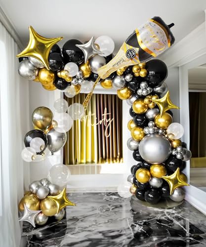 Champagne Balloon Garland Kit for Celebrations 147pcs