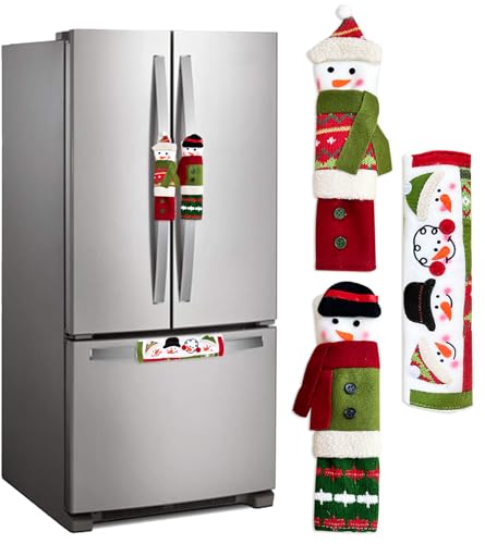 Christmas Snowman Handle Covers - 3 Piece Set