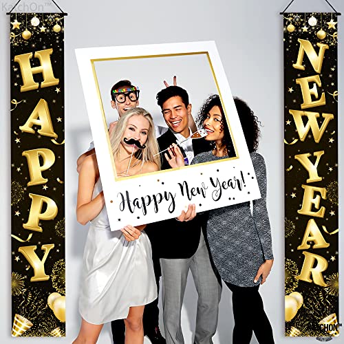Extra Large Happy New Year Door Banner