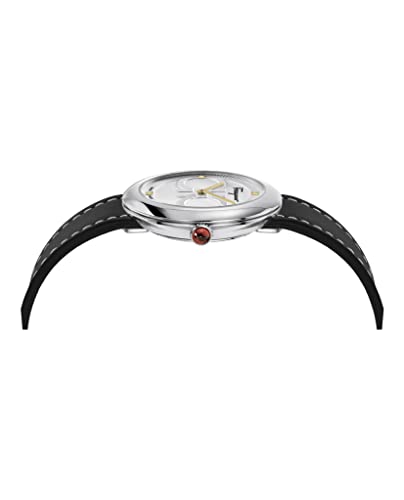 Ferragamo Womens Black Strap Watch - Stainless Steel