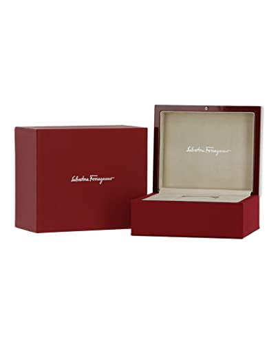 Ferragamo Womens Black Strap Watch - Stainless Steel