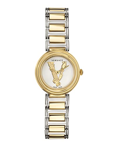 Versace Virtus Mini Two-Tone Luxury Watch