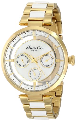 KC Round Multi-Function Gold Bracelet Watch