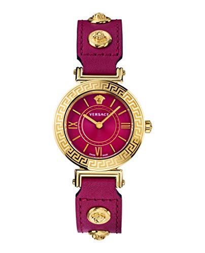 Versace Womens Red 35 mm Tribute Watch VEVG00620