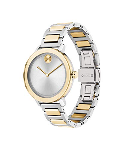 Movado Bold Women's Swiss Qtz Stainless Steel and Bracelet Casual Watch, Color: Two Tone (Model: 3600651)