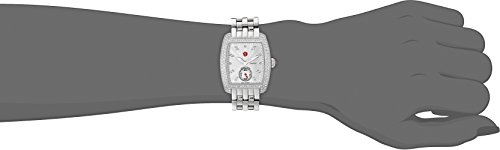 MICHELE Women's MWW02A000508 Urban Mini Analog Display Swiss Quartz Silver Watch