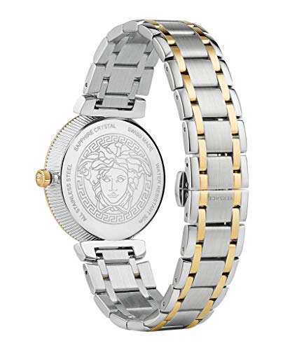 Versace Womens White 35 mm Daphnis Watch V16060017