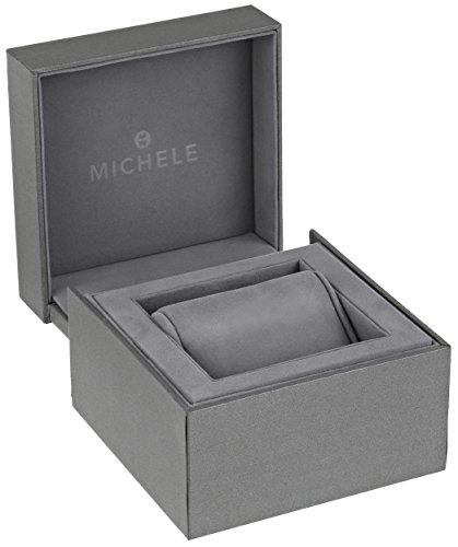 MICHELE Women's MWW02A000508 Urban Mini Analog Display Swiss Quartz Silver Watch