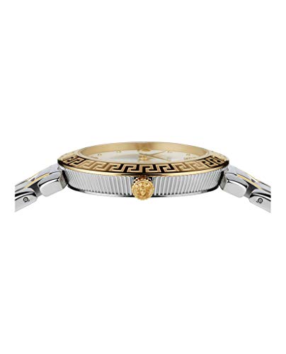 Versace Womens White 35 mm Daphnis Watch V16060017