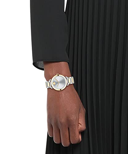 Movado Bold Women's Swiss Qtz Stainless Steel and Bracelet Casual Watch, Color: Two Tone (Model: 3600651)