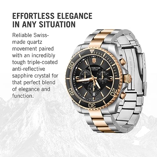 Victorinox Maverick Gold & Rose Watch
