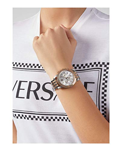 Versace Womens White 40 mm Sport Tech Watch VELT00319