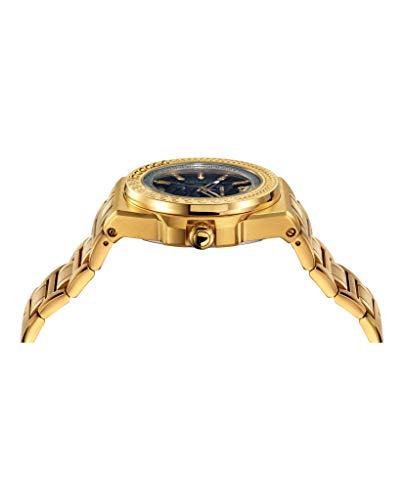 Versace Womens IP Yellow Gold 40 mm Chain Reaction Watch VEHD00520