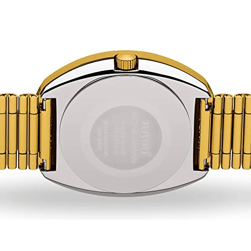 Rado Unisex Original Stainless Steel Swiss Automatic Watch, Yellow (R12413503)