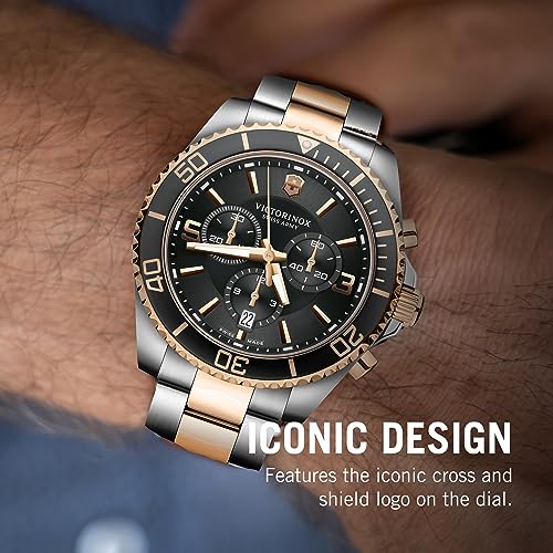 Victorinox Maverick Gold & Rose Watch