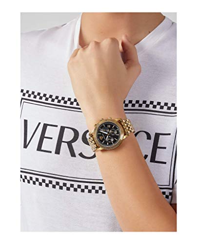 Versace Womens Black 40 mm Sport Tech Watch VELT00419