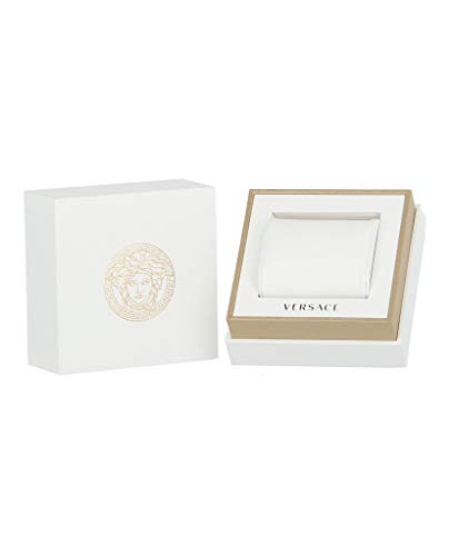 Versace Womens Black 34 mm Palazzo Empire Watch VECQ00118