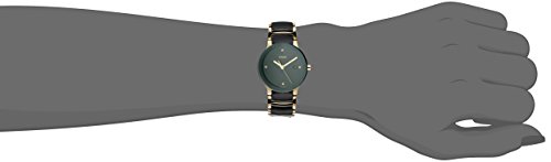 Rado Women's R30930712 Centric Jubile Two Tone Black Ceramic Bracelet Watch
