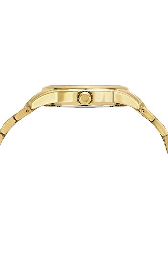 Porsamo Bleu Luxury Diana Stainless Steel Gold Tone Ladies' Diamond Watch 741BDIS