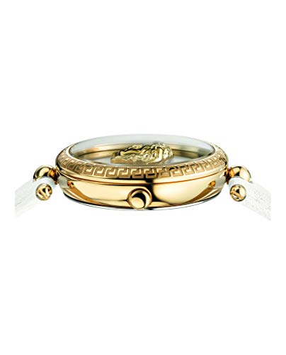 Versace Womens White 34 mm Palazzo Empire Watch VECQ00218