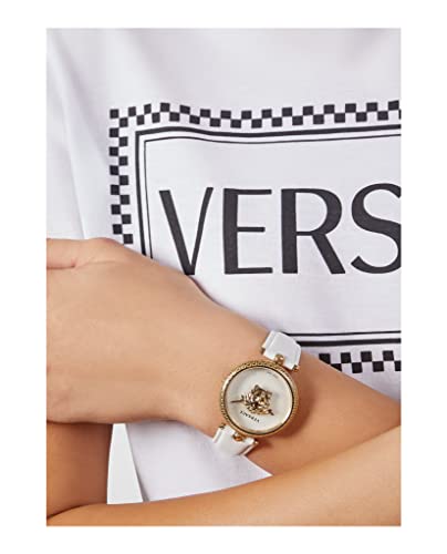 Versace Womens White 34 mm Palazzo Empire Watch VECQ00218