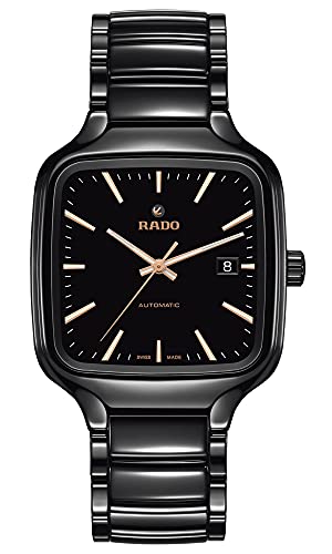 Rado True Square Automatic Watch, Black