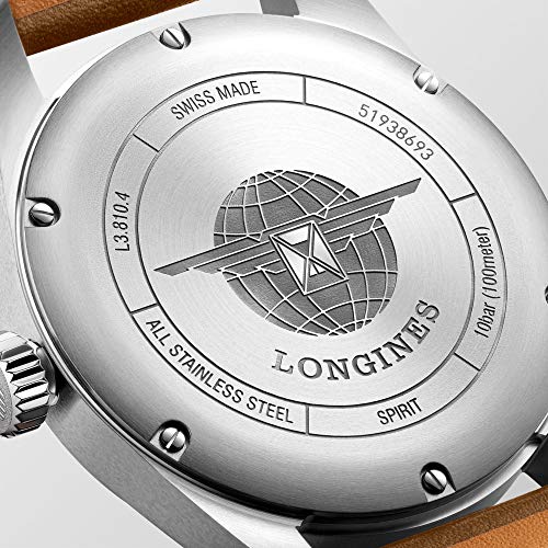 Men's Longines Spirit Chronometer Watch - White Dial