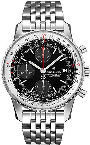 Breitling Navitimer Chronograph Black Dial Men's Watch