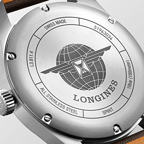 Longines Spirit Automatic Black Dial Men's Watch L3.811.4.53.0
