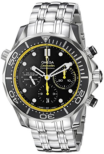 Omega Men's 21230445001002 Analog Display Swiss Automatic Silver Watch
