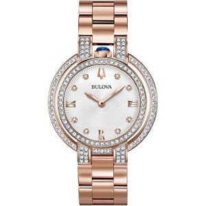 Bulova Women's Quartz Watch, Stainless Steel Strap