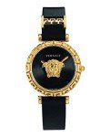 Versace Womens Black 37 mm Palazzo Empire Greca Watch VEDV00119