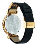 Versace Womens Black 37 mm Palazzo Empire Greca Watch VEDV00119