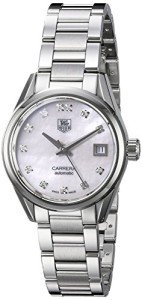 Silver TAG Heuer Women's 'Carrera' Swiss Automatic Watch