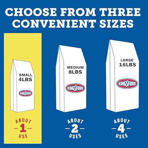 Kingsford Easy Light Charcoal Briquettes, 4lb, Black