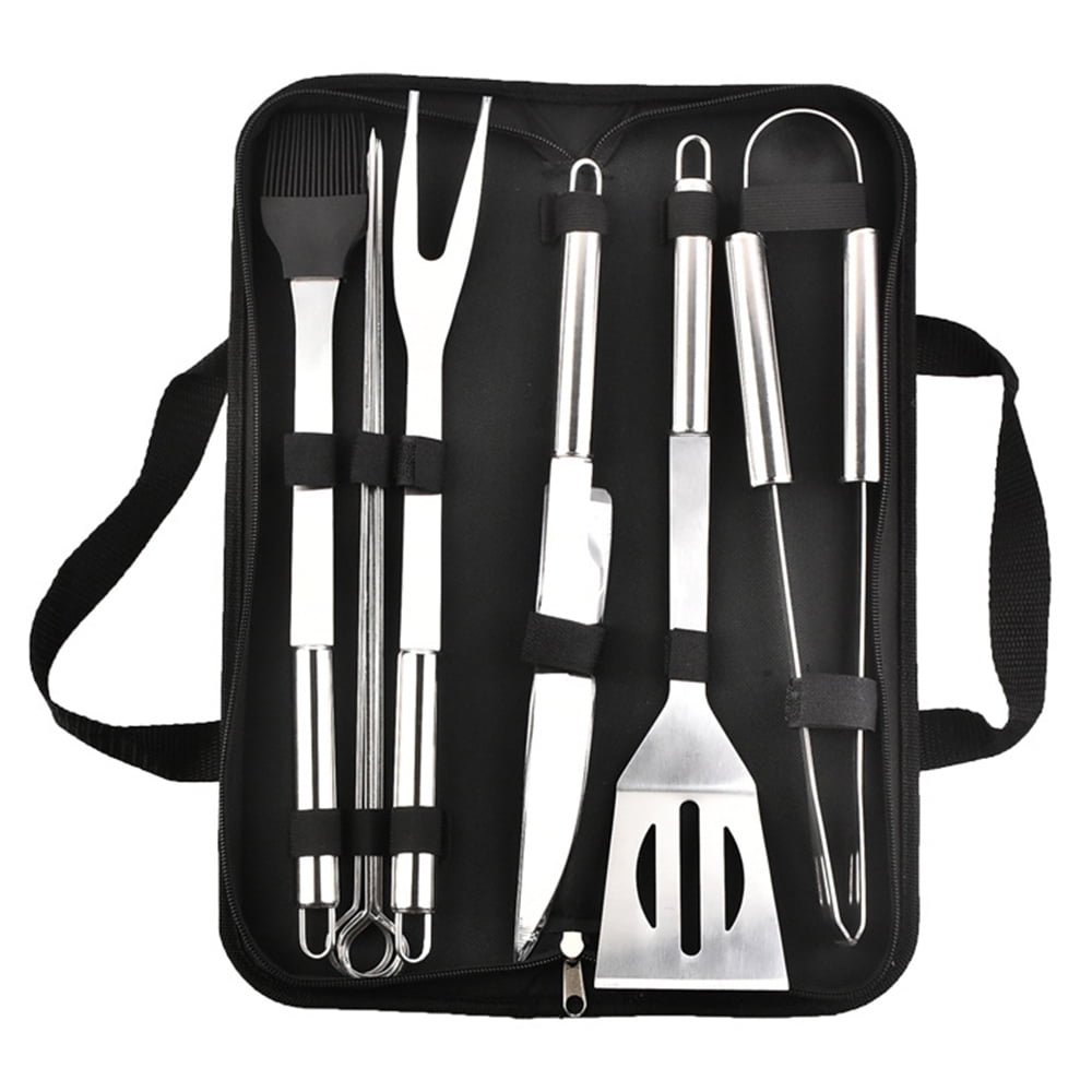 Meidong BBQ Tools Set: 9-Piece Stainless Steel Kit