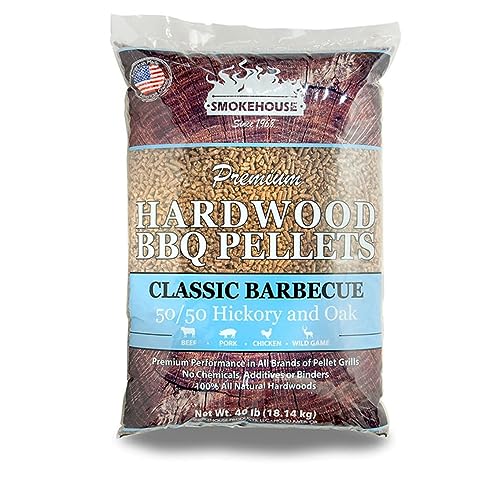 Smokehouse Classic BBQ Pellets - Hickory & Oak - 40 LB