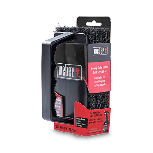Weber Grill Grate Scrubber, Black