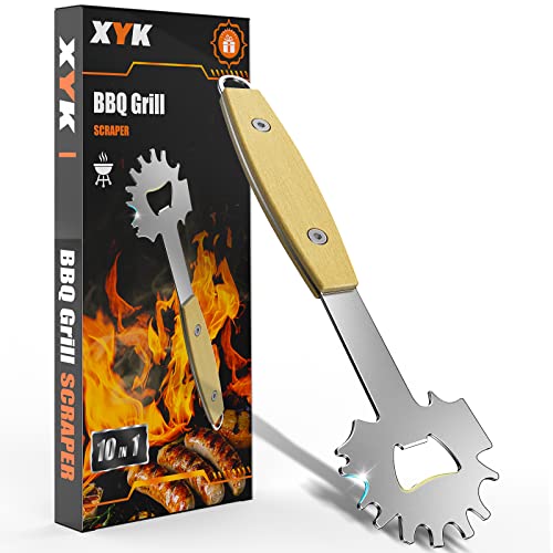 Bristle-Free BBQ Grill Scraper - Ideal Gift for Men
