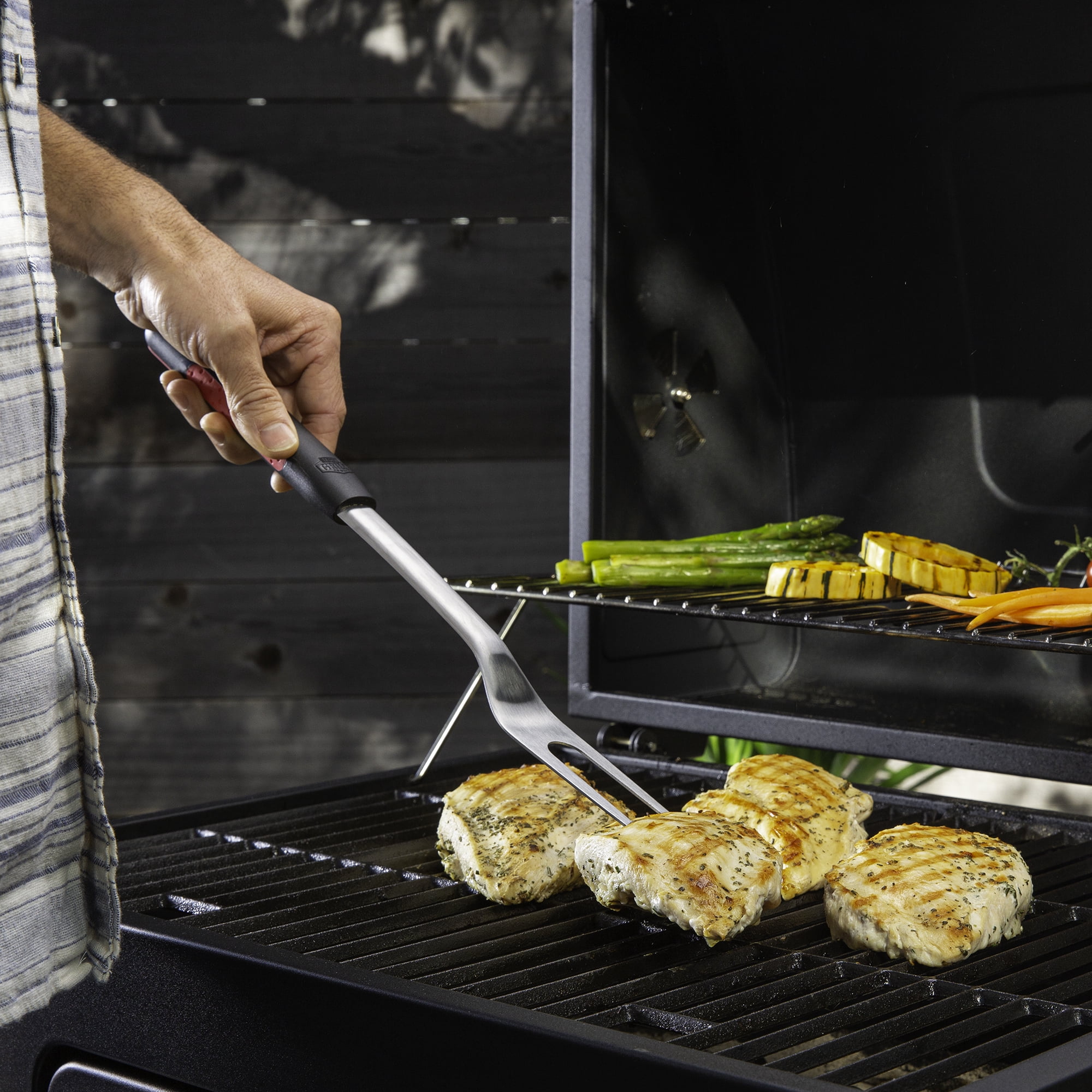 Stainless Steel 3-Piece BBQ Tool Set