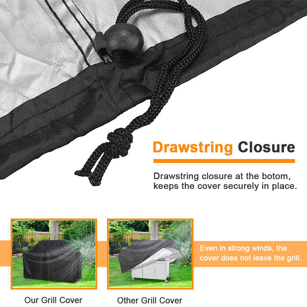 Waterproof BBQ Grill Cover - Heavy Duty, UV Protection