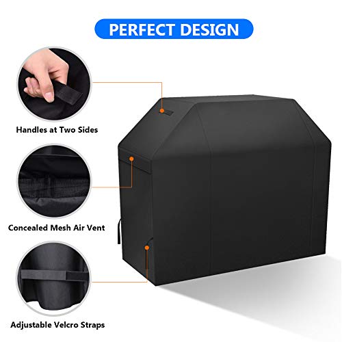 Heavy Duty Waterproof Grill Cover for Weber, Char Broil