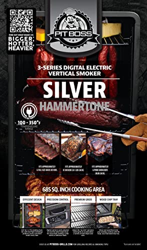 Pit Boss 3 Series Vertical Smoker - Silver
