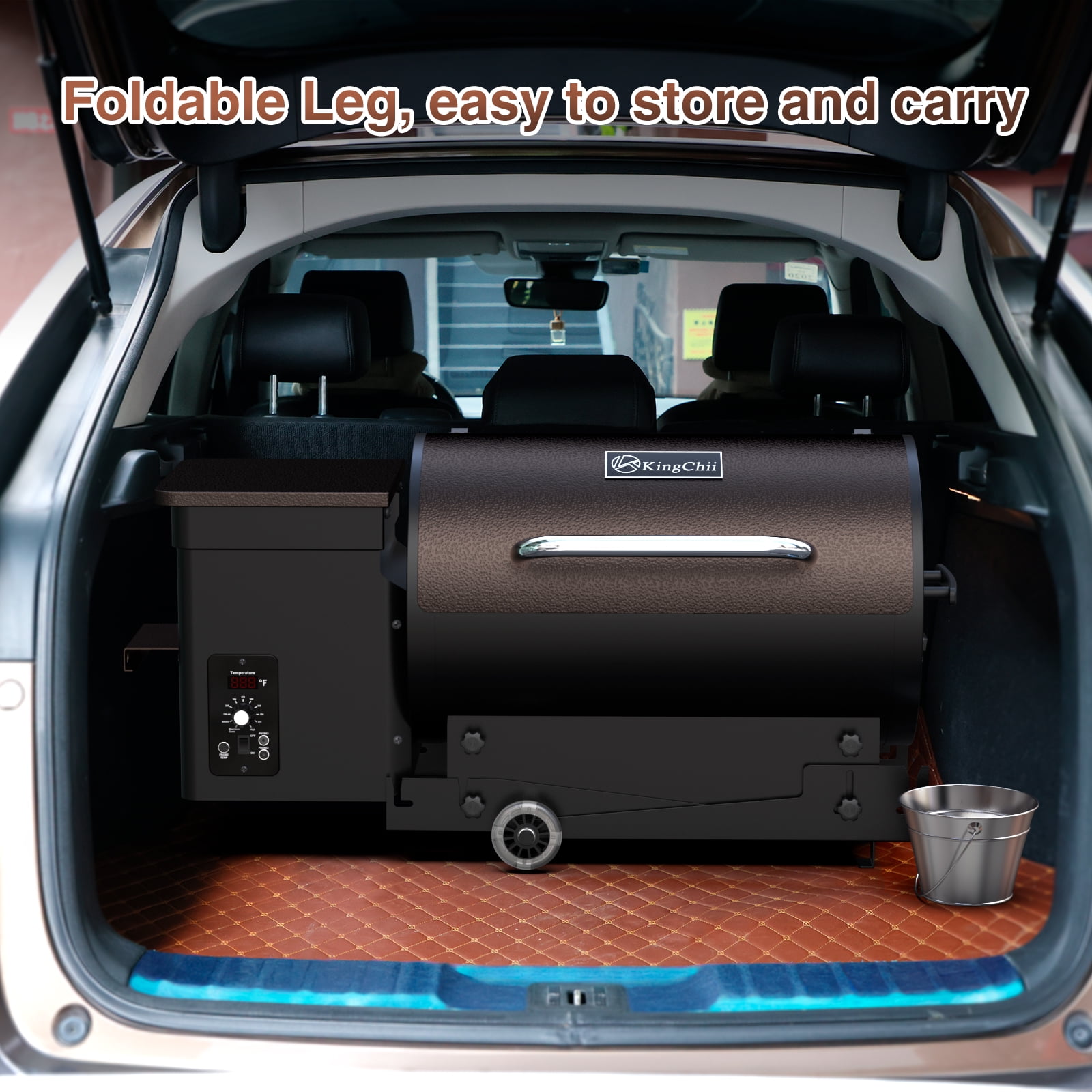 KingChii Wood Pellet Smoker & Grill BBQ