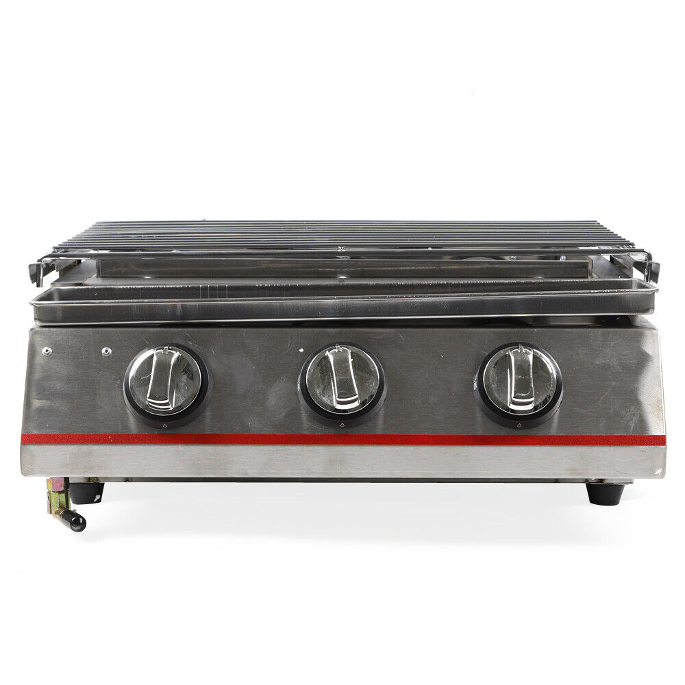 3 Burner Gas BBQ Grill for Outdoor Cooking