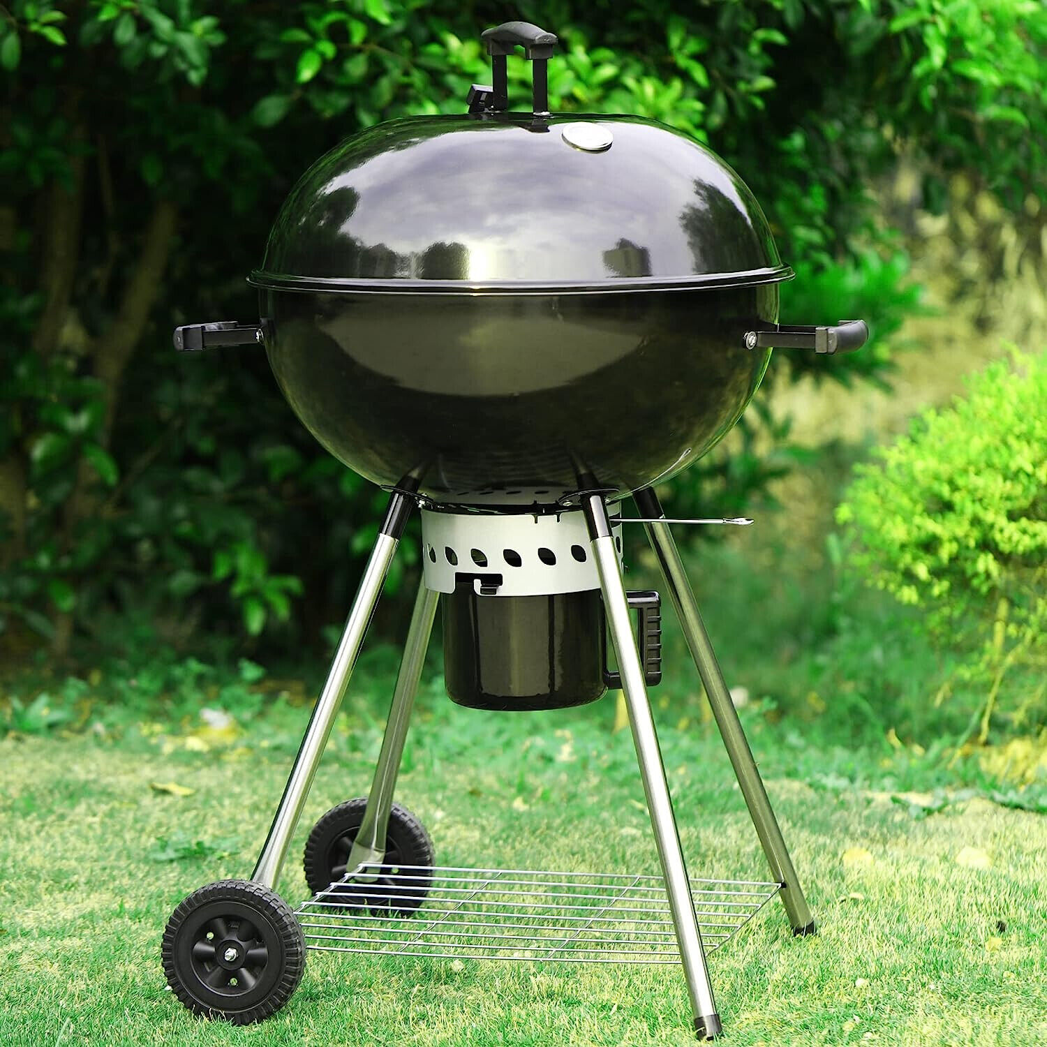 22" Kettle Charcoal BBQ Grill - Outdoor Premium