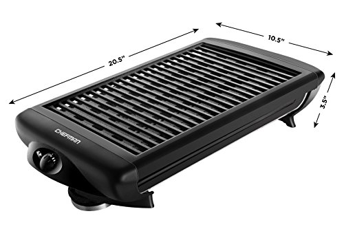 Chefman Electric Indoor Grill - Smokeless & Adjustable